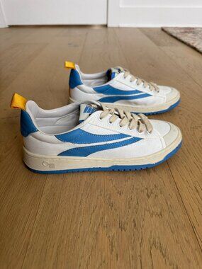 ONCEPT Blue Leather Portland Sneakers - Size 7 - Worn only once - Like New!